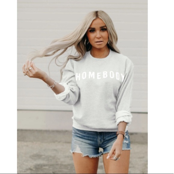 Homebody classic grey comfy sweatshirt size small - Picture 3 of 8